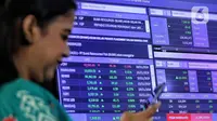 Nilai transaksi yang dibukukan mencapai Rp10,91 triliun. (Liputan6.com/Angga Yuniar)