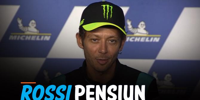 VIDEO: Rossi Pensiun dari MotoGP, Akui Sedih tapi Tetap Bersyukur