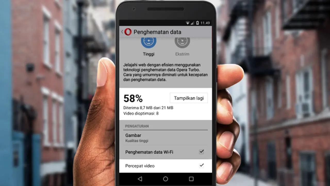 Fitur Video Boost di Opera Mini