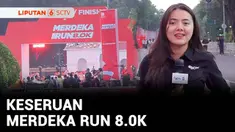 Masih dalam rangka memeriahkan 8 dekade kemerdekaan RI ini digelar Merdeka Run di kawasan Monas, Jakarta Pusat. Untuk memantau keseruan lomba lari untuk masyarakat umum ini ada rekan Riska Dior.