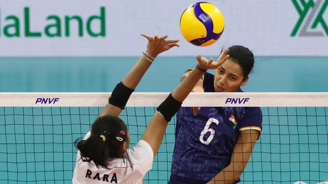 Foto: Lewati Laga Ketat, Timnas Voli Putri Indonesia Ditaklukkan India pada Laga Klasifikasi Peringkat 5-8 AVC Challenge Cup 2024