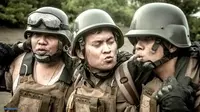 Endank Soekamti Berangkat dari Barak Menuju Luar Angkasa