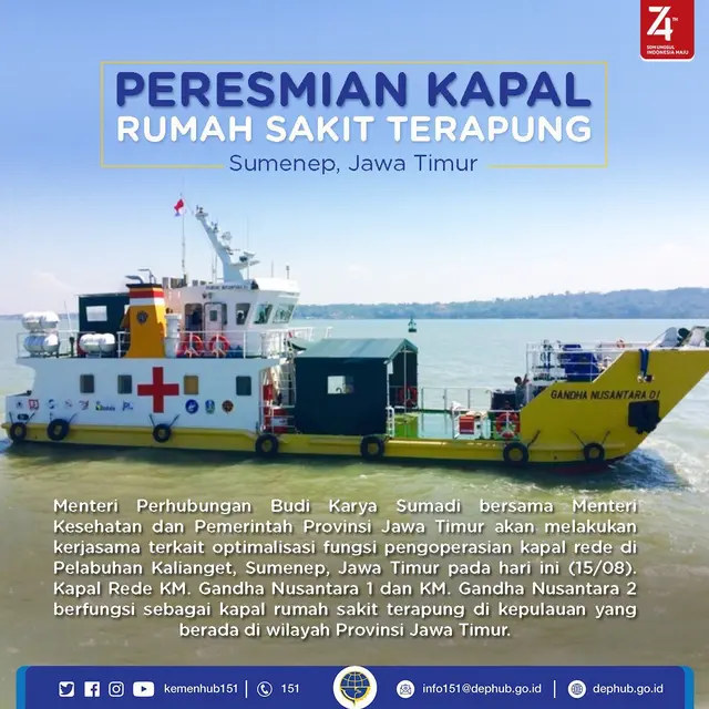 RSA dr. Lie Dharmawan Karam, Ini Potret Rumah Sakit Apung yang Ada di Tanah Air