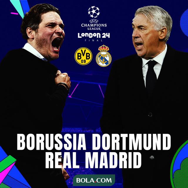 Final Liga Champions - Borussia Dortmund Vs Real Madrid - Duel Pelatih