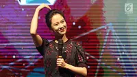 Song Ji-hyo (1) Aktris Korea Selatan Song Ji-Hyo saat tampil di Korea Brand Entertainment & Expo (KBEE) 2017 di kawasan Gandaria, Jakarta, senin (4/09/2017).