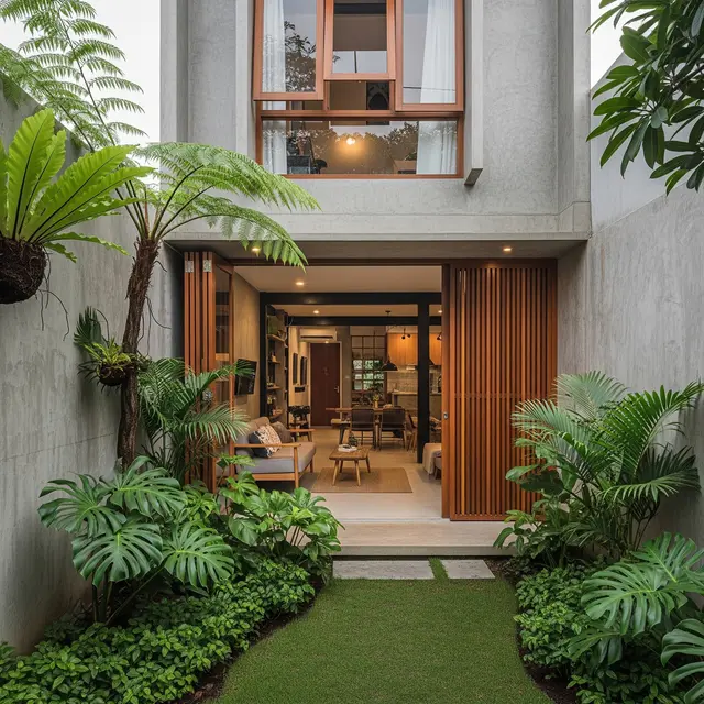 Rumah Minimalis Dengan Taman Mini