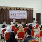 Bedah buku Ganjar Pranowo ‘Memimpin dengan Akrab’ digelar di Gedung Pertemuan Asrama Mahasiswa Kalimantan Selatan, Depok Sleman.