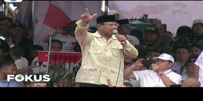 Prabowo Janji Tuntaskan Korupsi dan Hadirkan Sembako Murah
