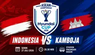 Jadwal Siaran Langsung Piala AFF 2026: Timnas Indonesia Vs Kamboja