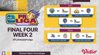 Link Live Streaming PLN Mobile Proliga 2022 Final Four Pekan Kedua di Vidio, 18-20 Maret 2022. (Sumber : dok. vidio.com)