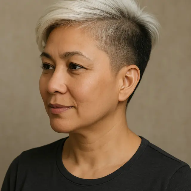 Model Rambut Pixie untuk Ibu-ibu Usia 45an ke Atas (Foto: ChatGPT)
