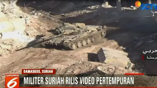 Militer Suriah Rilis Rekaman Pertempuran dengan Pemberontak