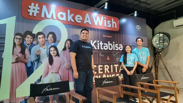 Prilly Latuconsina menghadiri peluncuran kampanye Make A Wish bareng KitaBisa jelang perilisan film 12 Cerita Glen Anggara, di Jakarta, Senin (1/8/2022).