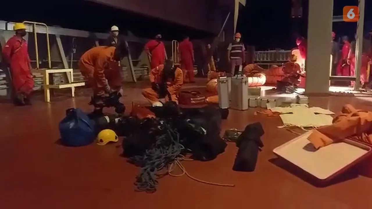 Evakuasi Korban Laka Kerja