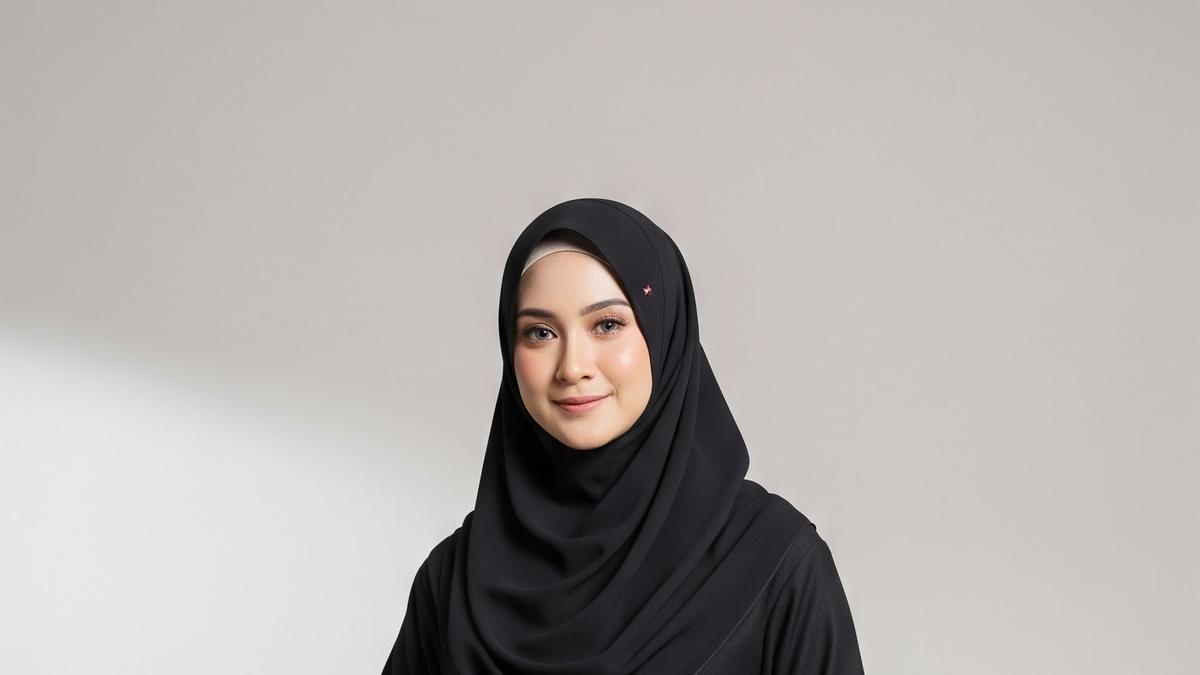 8 Model Gamis Terbaru Hitam Kombinasi, Anti Gerah untuk Aktivitas di Luar Ruangan