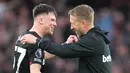 Sementara tiga poin ini membuat West Ham kokoh di peringkat 16 dengan raihan 30 poin. (AP Photo/Kirsty Wigglesworth)