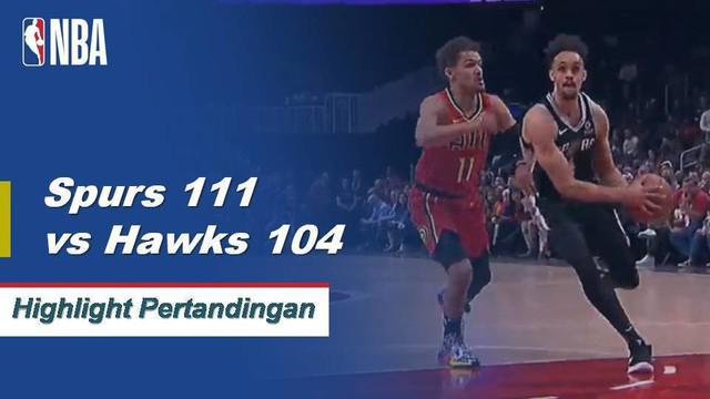 LaMarcus Aldridge mencetak 32 poin dan Derrick White menambah 18 dengan sembilan assist saat Spurs memenangkan pertandingan keempat beruntun mereka.