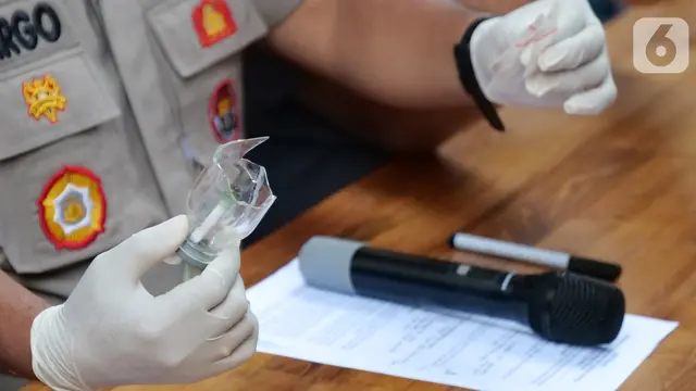 Barang Bukti Kasus Narkoba Amir Mirza Gumay