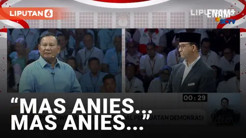 VIDEO: Prabowo ke Anies: Kalau Jokowi Diktator, Anda Tidak Jadi Gubernur!