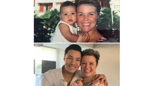 6 Potret Reka Ulang Foto Bareng Ibu Ini Bikin Terenyuh, Ciptakan Kenangan Manis