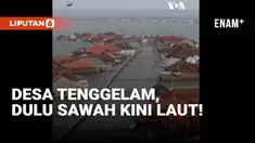 Pernah dengar kisah Desa Timbulsloko? Masih ada 200 warga lebih yang bertahan di desa yang kian tenggelam, di Kabupaten Demak ini. Jalanan di sana kini berganti papan kayu di atas air laut. Musala hingga pemakaman pun dikepung air. Kisah desa ini jad...