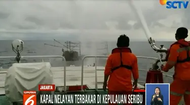 Usai pemadaman, Tim Basarnas mengevakuasi tiga korban meninggal dunia. Total ada 17 nelayan di dalam kapal, 14 lainnya selamat.