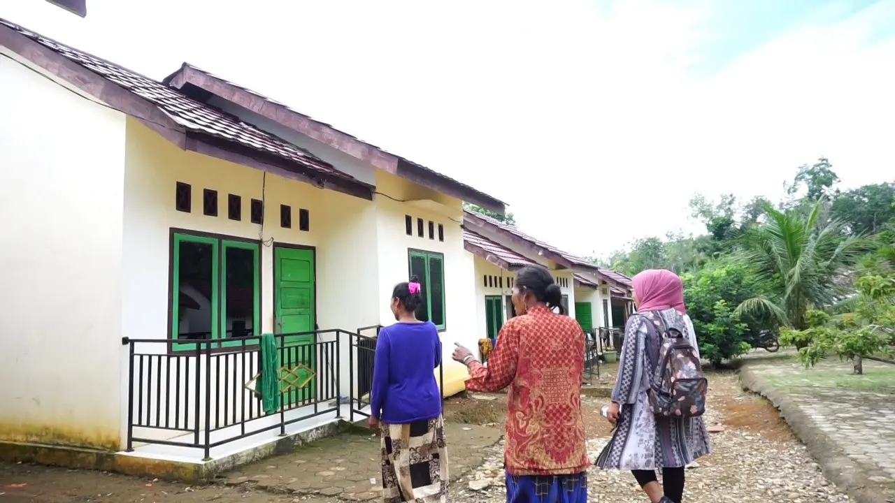 Rumah khusus (rusus) tipe 28 sebanyak 23 unit untuk masyarakat Suku Anak Dalam di Kabupaten Merangin, Jambi.