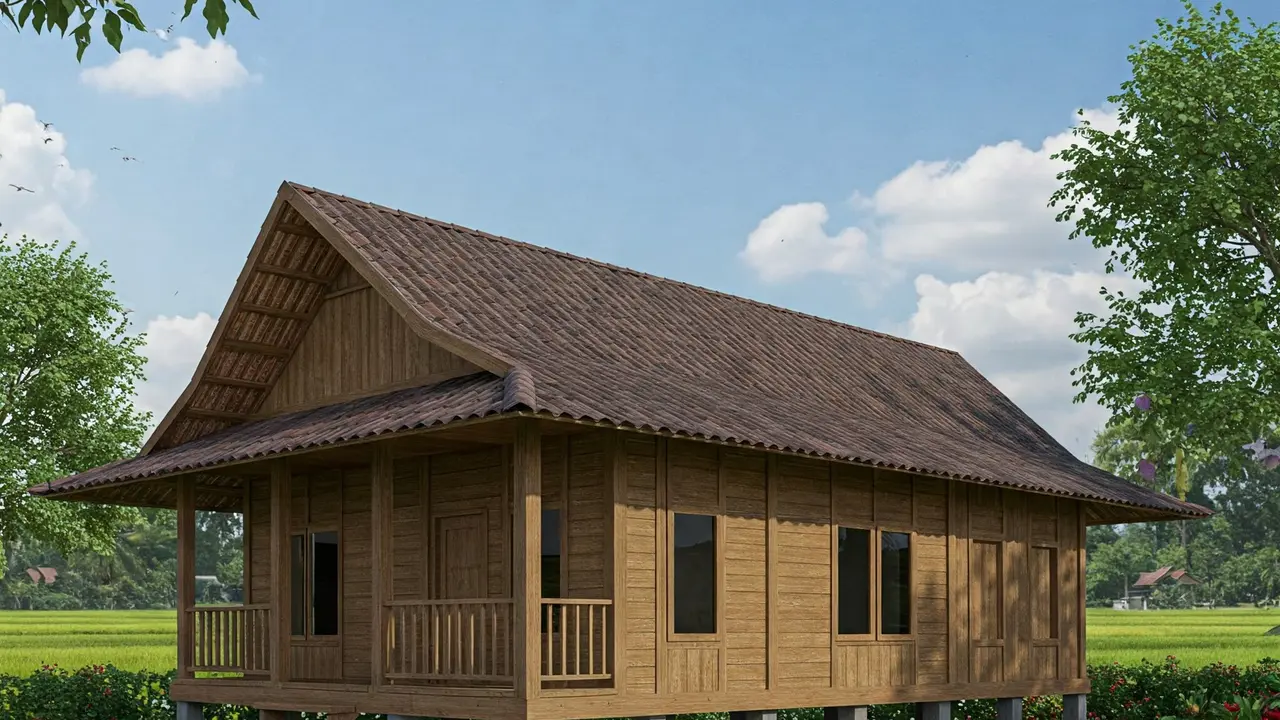 6 Desain Rumah 2 Kamar di Kampung yang Modern, Nyaman dan Bikin Betah
