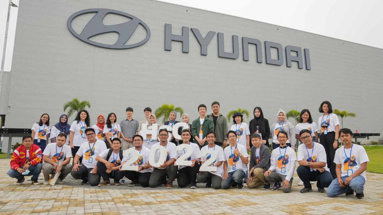 Program Kick-off dan mengunjungi Hyundai Motor Manufacturing Indonesia.
