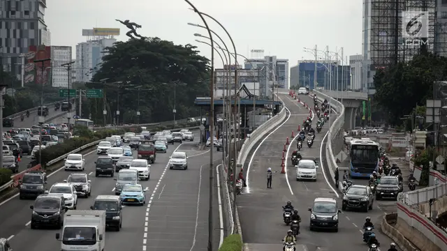 Uji Coba Jalan Layang Pancoran