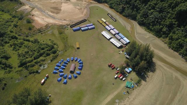 Di Aceh, Katana diluncurkan di Pantai Janthang, Lhoong, Aceh Besar (Liputan6.com/Rino Abonita)