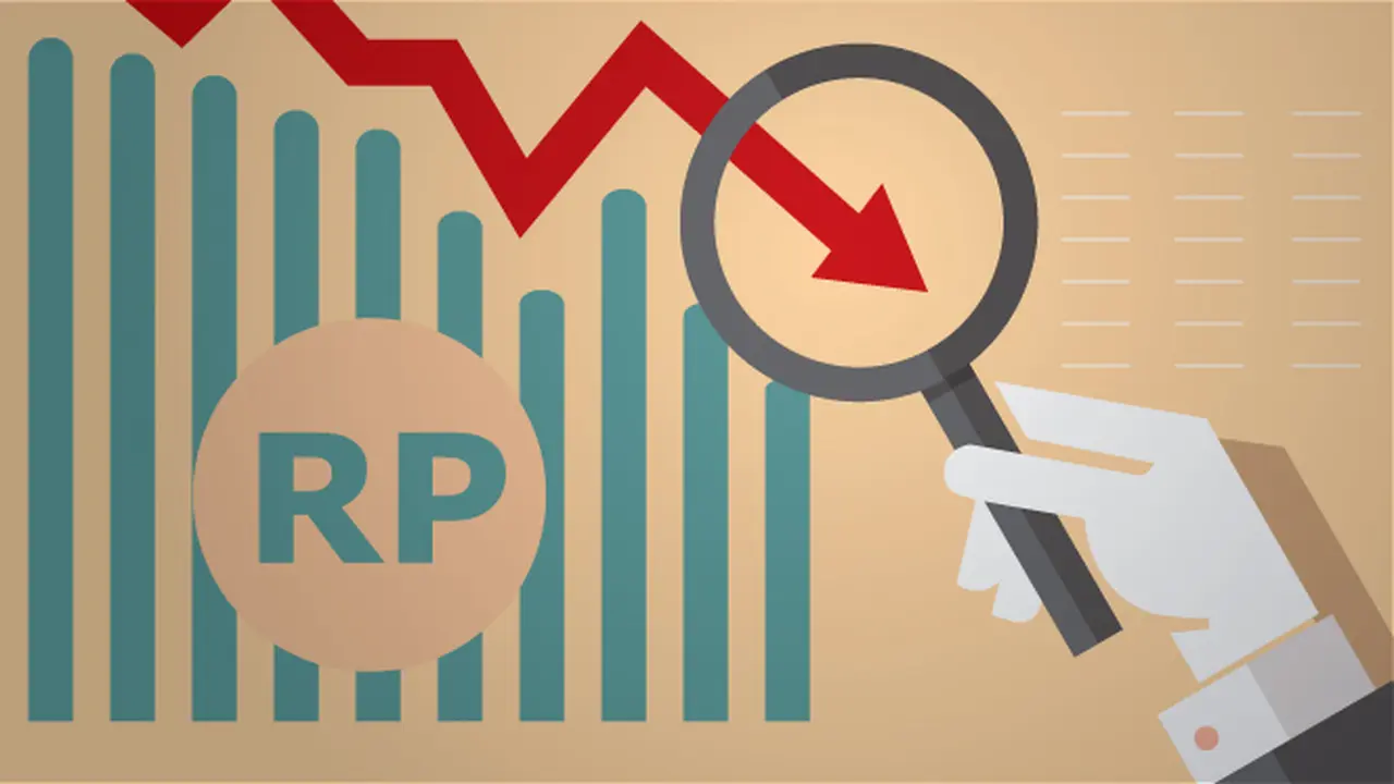 Penurunan Rupiah 2 (Liputan6.com/M.Iqbal)