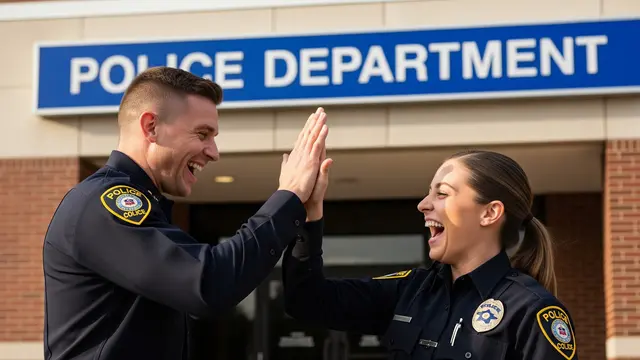 Police Laughing