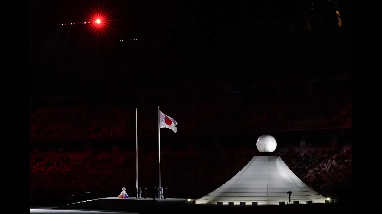 Foto: Pembukaan Olimpiade Tokyo 2020 Tetap Meriah di Masa Pandemi Covid-19