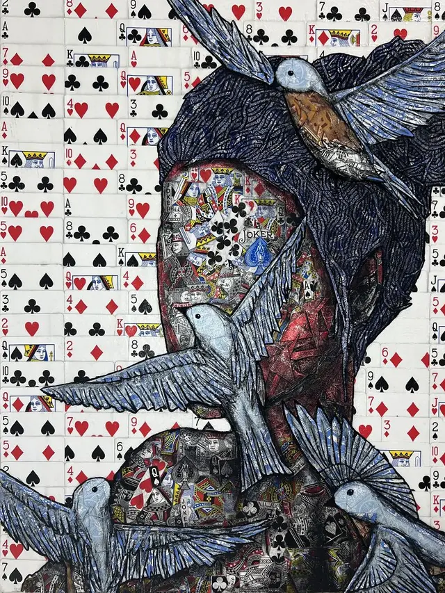 Pria Ini Buat Karya Seni Bermodal Permainan Kartu, 8 Hasilnya Mengesankan