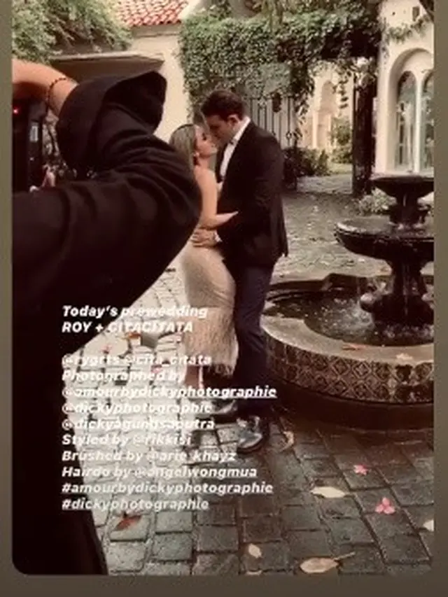 Tunda Pernikahan, Ini 7 Potret Prewedding Cita Citata dan Roy Geurts