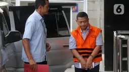 Direktur PT Sampico Adhi Abattoir Dody Wahyudi tiba di Gedung KPK, Jakarta, Kamis (21/11/2019). Dody Wahyudi diperiksa terkait suap izin kuota impor 20 ribu ton bawang putih dari Kementerian Perdagangan. (merdeka.com/Dwi Narwoko)