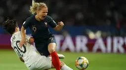 Pada laga perdana Prancis langsung tampil ganas dengan menghajar Korea Selatan dengan skor 4-0. (AFP/Lionel Bonaventure)
