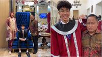 Momen wisuda SMP anak sulung Narji. (sumber: Instagram/diyan_narji/narji77)