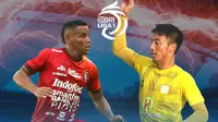 BRI Liga 1 - Duel Pemain - Bali United Vs Barito Putera - Eber Bessa Vs Bayu Pradana (Bola.com/Salsa Dwi Novita)