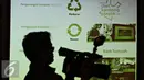 Suasana diskusi bertajuk Low Carbon Technology for Solid Waste Management, di Jakarta, Rabu (6/1). Diskusi membahas permasalahan sampah di Indonesia serta penggunaan teknologi yang tepat dan bermanfaat bagi masyarakat. (Liputan6.com/Immanuel Antonius)