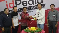 Peluncuran idPedia di Bali, Selasa (29/1/2019). Liputan6.com/ Ola Keda