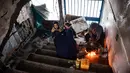 Beit Hanoun, yang terletak di ujung utara Jalur Gaza, berbatasan langsung dengan wilayah pendudukan Israel. (Omar AL-QATTAA/AFP)
