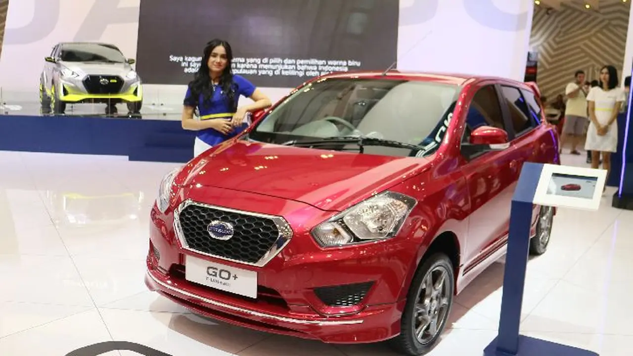 Datsun tawarkan tenor 10 tahun di GIIAS 2017 (Arief A/Liputan6.com)