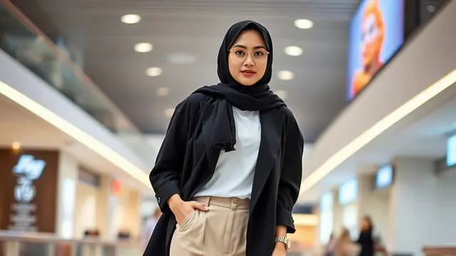 Outfit ke Mall Hijab