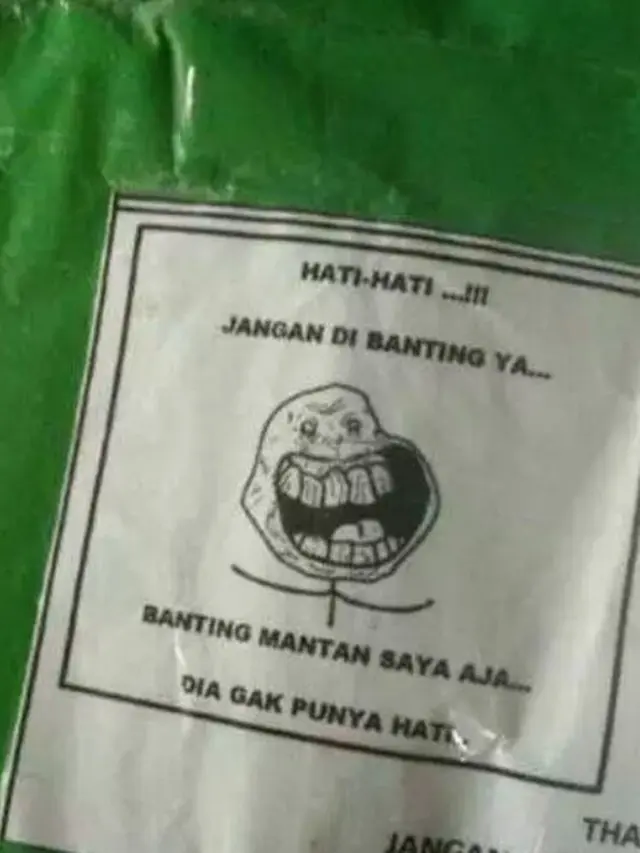 8 Foto Tulisan Jangan Dibanting di Paket Ini Bikin Senyum-Senyum Sendiri