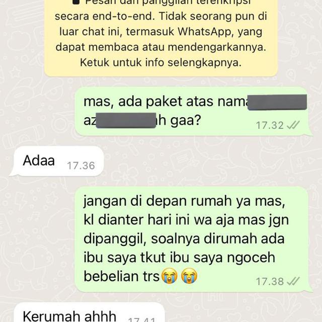 6 Chat Kurir Ajak Bercanda Konsumen Ini Kocak, Receh Tapi Bikin Ngakak