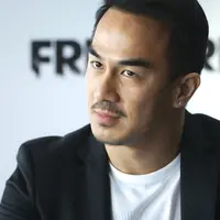 Joe Taslim_Turnamen Free Fire Indonesia Masters (FFIM) 2020 Spring. (Bambang E Ros/Fimela.com)