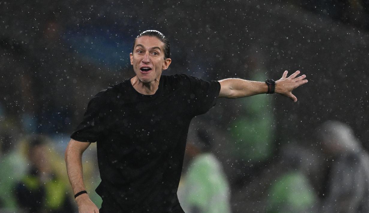 Filipe Luis menjadi kandidat paling menarik dalam daftar ini. Pelatih asal Brasil itu tengah naik daun setelah sukses bersama Flamengo. Hal ini sesuai dengan arah rekrutmen Chelsea dalam beberapa tahun terakhir. (AFP/Mauro Pimentel)