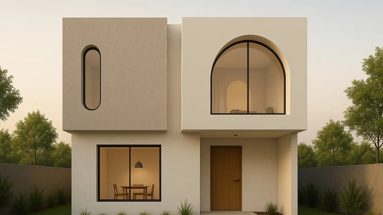 Desain Rumah 2 Lantai Minimalis Modern Elegan/ChatGPT